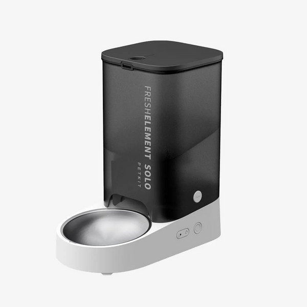 FRESH ELEMENT SOLO Smart Pet Feeder – Dark Grey