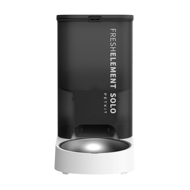 FRESH ELEMENT SOLO Smart Pet Feeder – Dark Grey