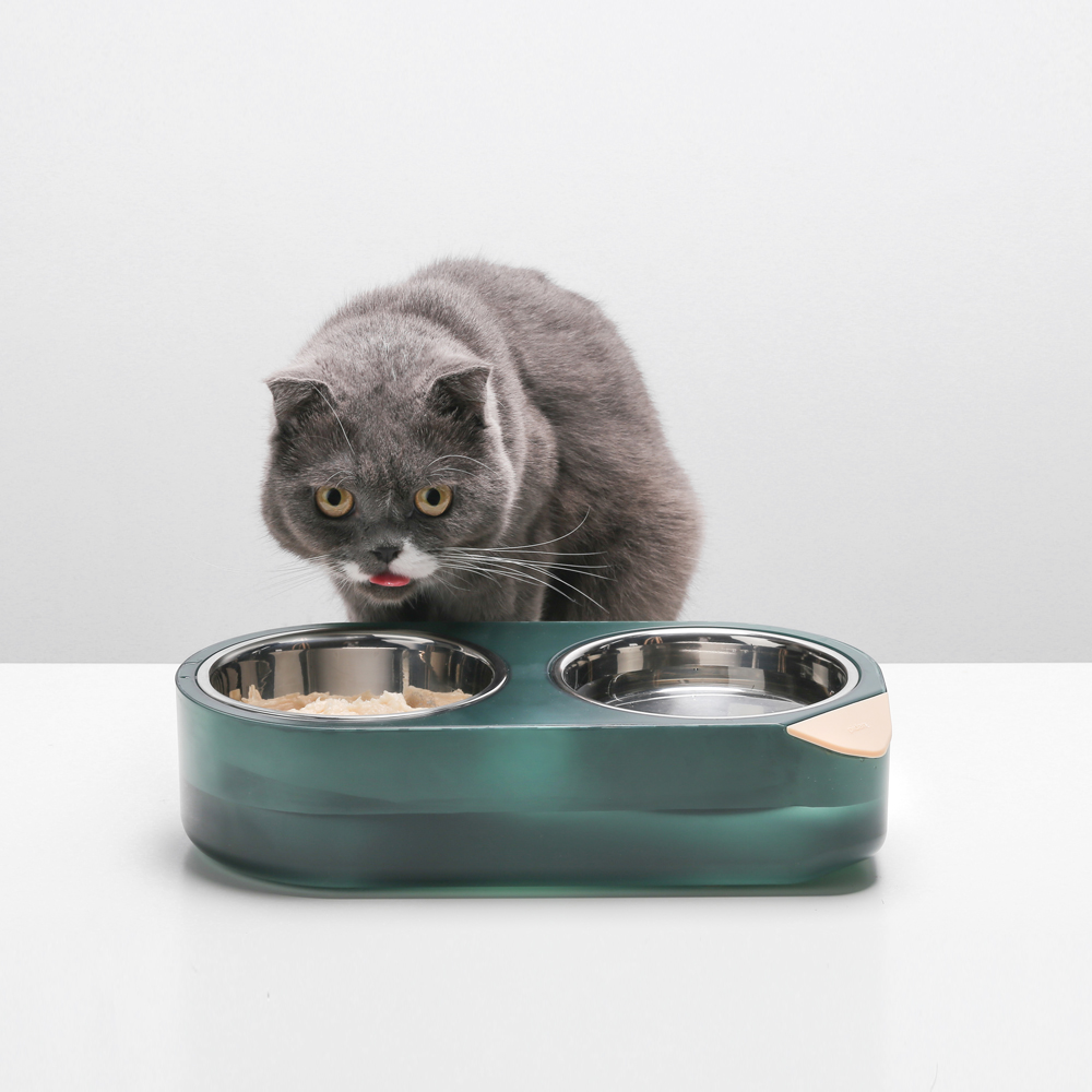 Water Secret’ Pet Feeding Dual Bowl