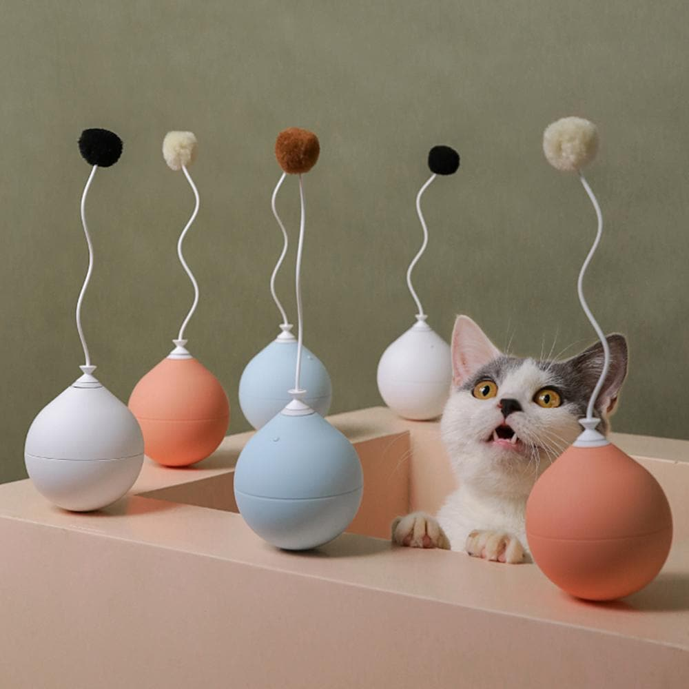 Pink Balloon Cat Toy