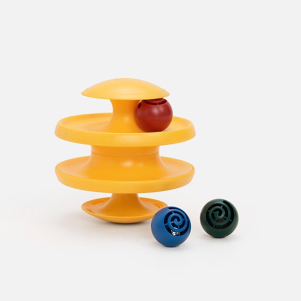 Cats Tumbler Toy With Balls & Tracks