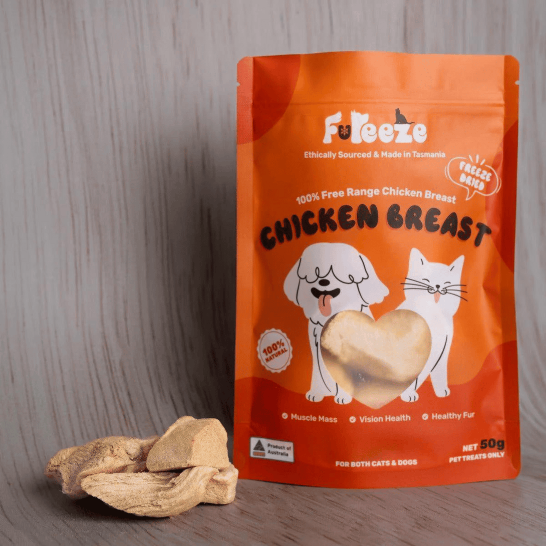 Freeze Dried Australian Free Range Chicken Breast 50g