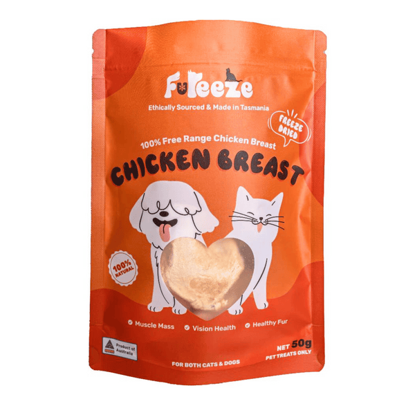 Freeze Dried Australian Free Range Chicken Breast 50g