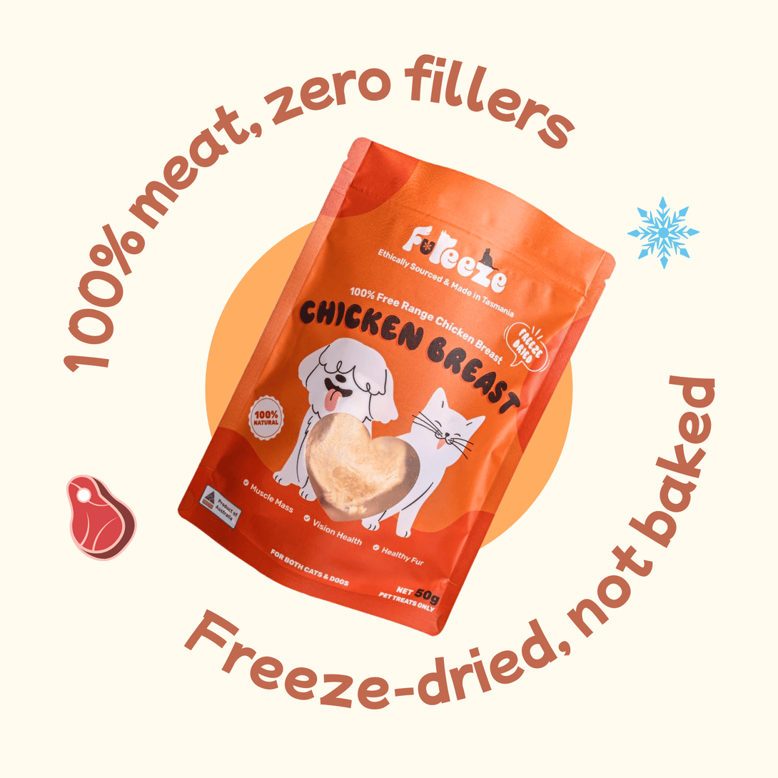 Freeze Dried Australian Free Range Chicken Breast 50g