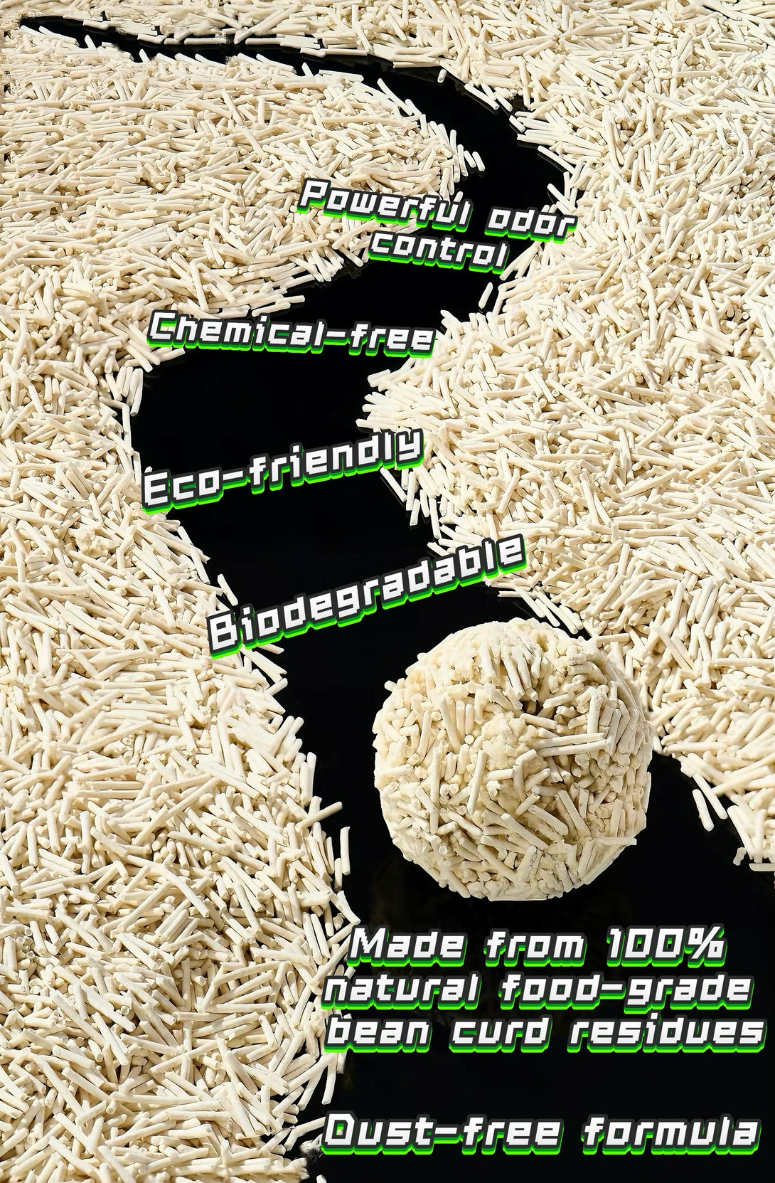 Cute Tabby Tofu Cat Litter Activated Carbon 6L