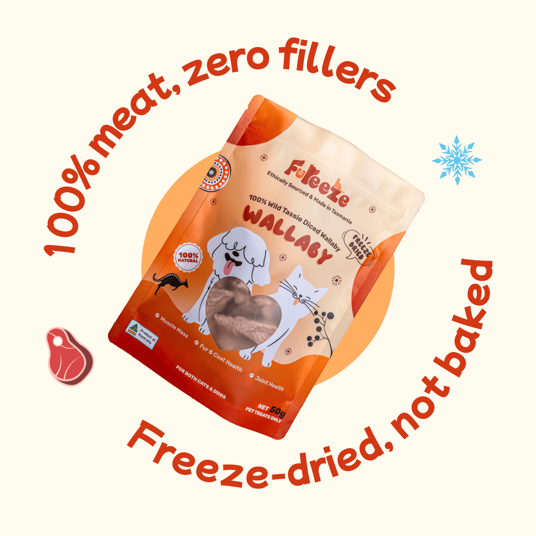 Freeze Dried Australian Wallaby 50g