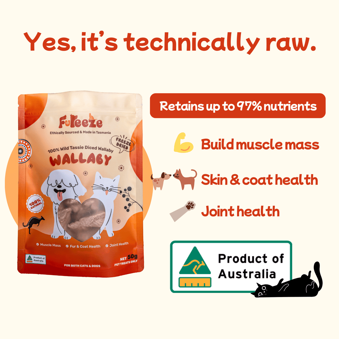 Freeze Dried Australian Wallaby 50g
