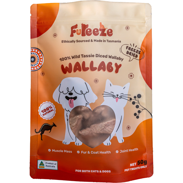 Freeze Dried Australian Wallaby 50g